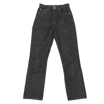 CLANE クラネ 美品 SECRET DENIM PANTS デニムパンツ ボトムス レディース インディゴ 0 ボトムス