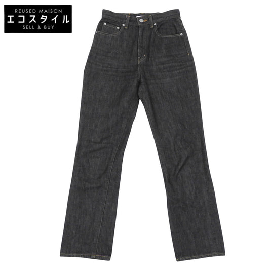 CLANE クラネ 美品 SECRET DENIM PANTS デニムパンツ ボトムス レディース インディゴ 0 ボトムス