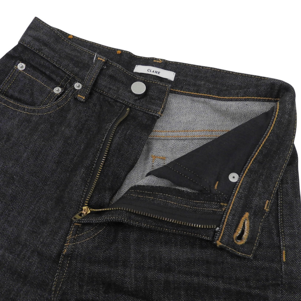 CLANE クラネ 美品 SECRET DENIM PANTS デニムパンツ ボトムス レディース インディゴ 0 ボトムス