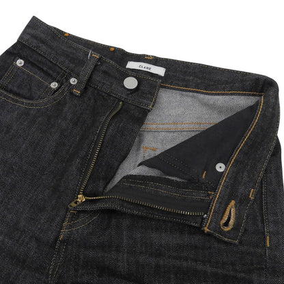 CLANE クラネ 美品 SECRET DENIM PANTS デニムパンツ ボトムス レディース インディゴ 0 ボトムス