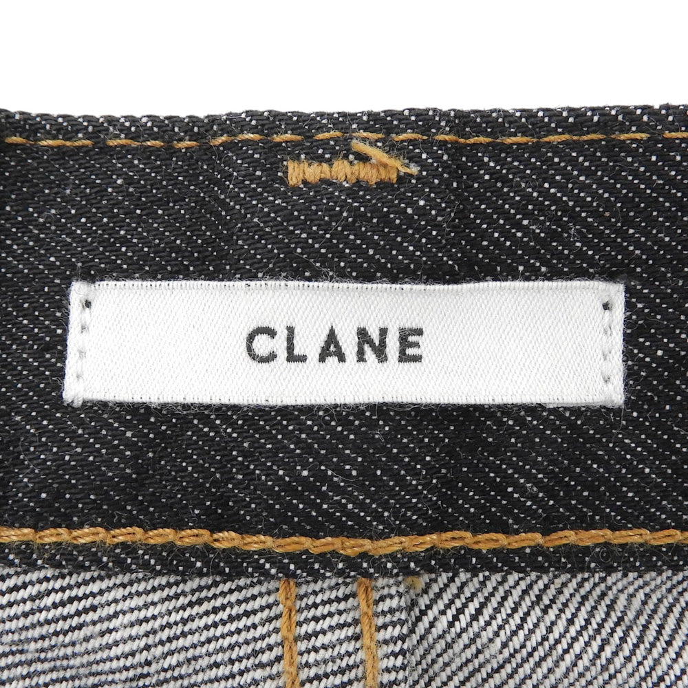 CLANE クラネ 美品 SECRET DENIM PANTS デニムパンツ ボトムス レディース インディゴ 0 ボトムス