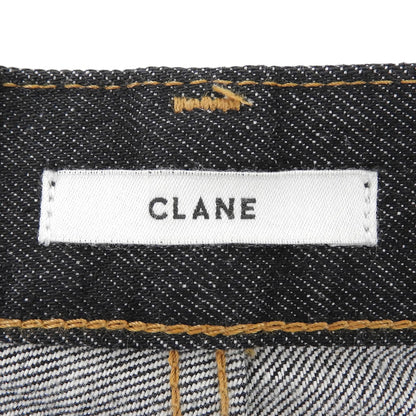 CLANE クラネ 美品 SECRET DENIM PANTS デニムパンツ ボトムス レディース インディゴ 0 ボトムス