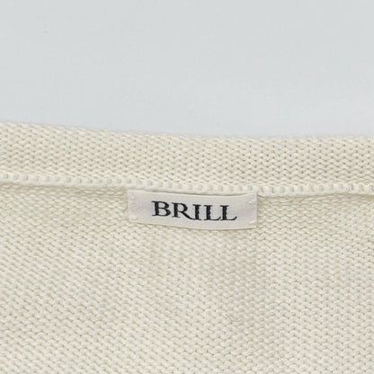 BRILL ブリル 25年製 BR25SS6036 ホワイト×ブラック ボーダー ギザコットンリラックスプルオーバー トップス