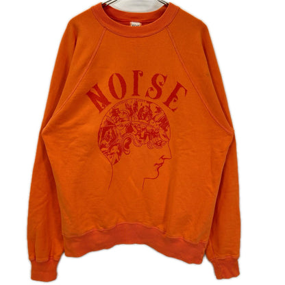 SAINT MICHAEL セントマイケル 【×ベルベルジン】23AW SM-A23-0000-C14 オレンジ CREW SWEAT_NOISE ラグランスリーブスウェット トップス