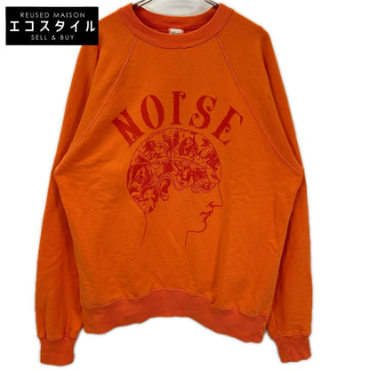 SAINT MICHAEL セントマイケル 【×ベルベルジン】23AW SM-A23-0000-C14 オレンジ CREW SWEAT_NOISE ラグランスリーブスウェット トップス