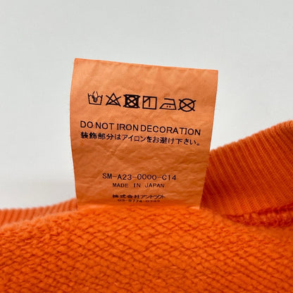 SAINT MICHAEL セントマイケル 【×ベルベルジン】23AW SM-A23-0000-C14 オレンジ CREW SWEAT_NOISE ラグランスリーブスウェット トップス