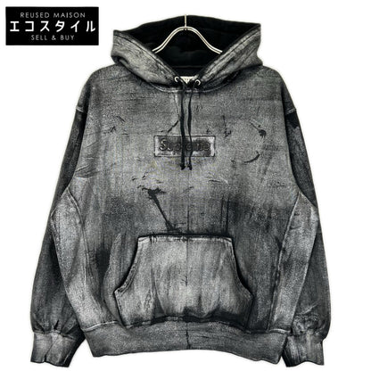 Supreme シュプリーム 【×MM6】24SS ブラック Foil Box Logo Hooded/ボックスロゴパーカー トップス