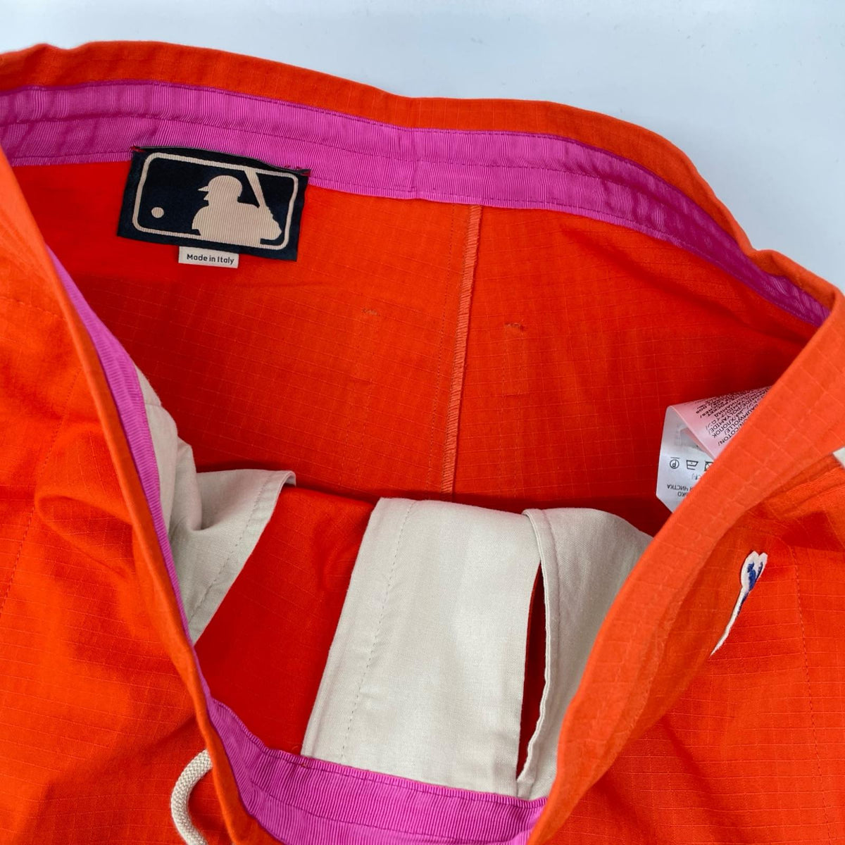 GUCCI グッチ 【×MLB】オレンジ ボストン・レッドソックス パッチ付き ナイロンジョガーパンツ ボトムス