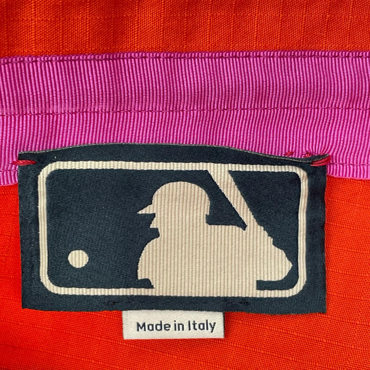 GUCCI グッチ 【×MLB】オレンジ ボストン・レッドソックス パッチ付き ナイロンジョガーパンツ ボトムス