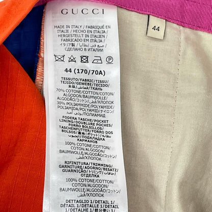 GUCCI グッチ 【×MLB】オレンジ ボストン・レッドソックス パッチ付き ナイロンジョガーパンツ ボトムス