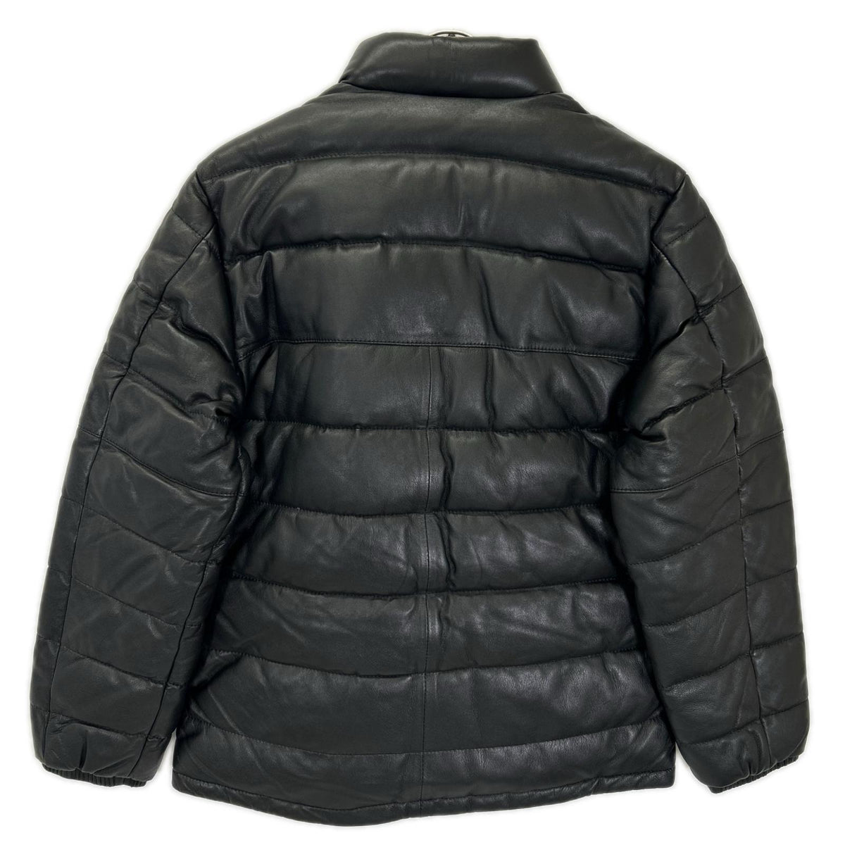 schott ショット 3171058 ブラック シープスキン レザーダウンジャケット ジャケット