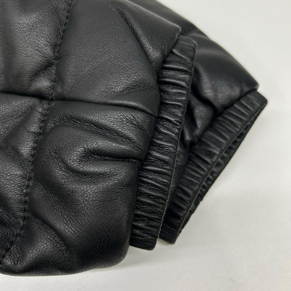 schott ショット 3171058 ブラック シープスキン レザーダウンジャケット ジャケット