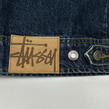 stussy ステューシー インディゴ SS-LINK ZIP WORK JACKET/SSリンク ジップワークデニムジャケット ジャケット