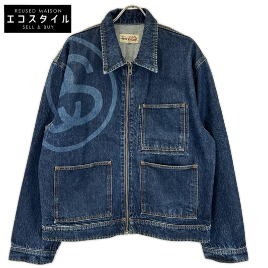 stussy ステューシー インディゴ SS-LINK ZIP WORK JACKET/SSリンク ジップワークデニムジャケット ジャケット