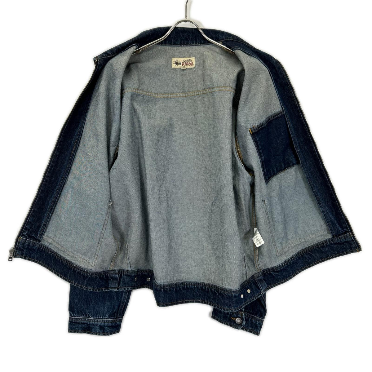 stussy ステューシー インディゴ SS-LINK ZIP WORK JACKET/SSリンク ジップワークデニムジャケット ジャケット