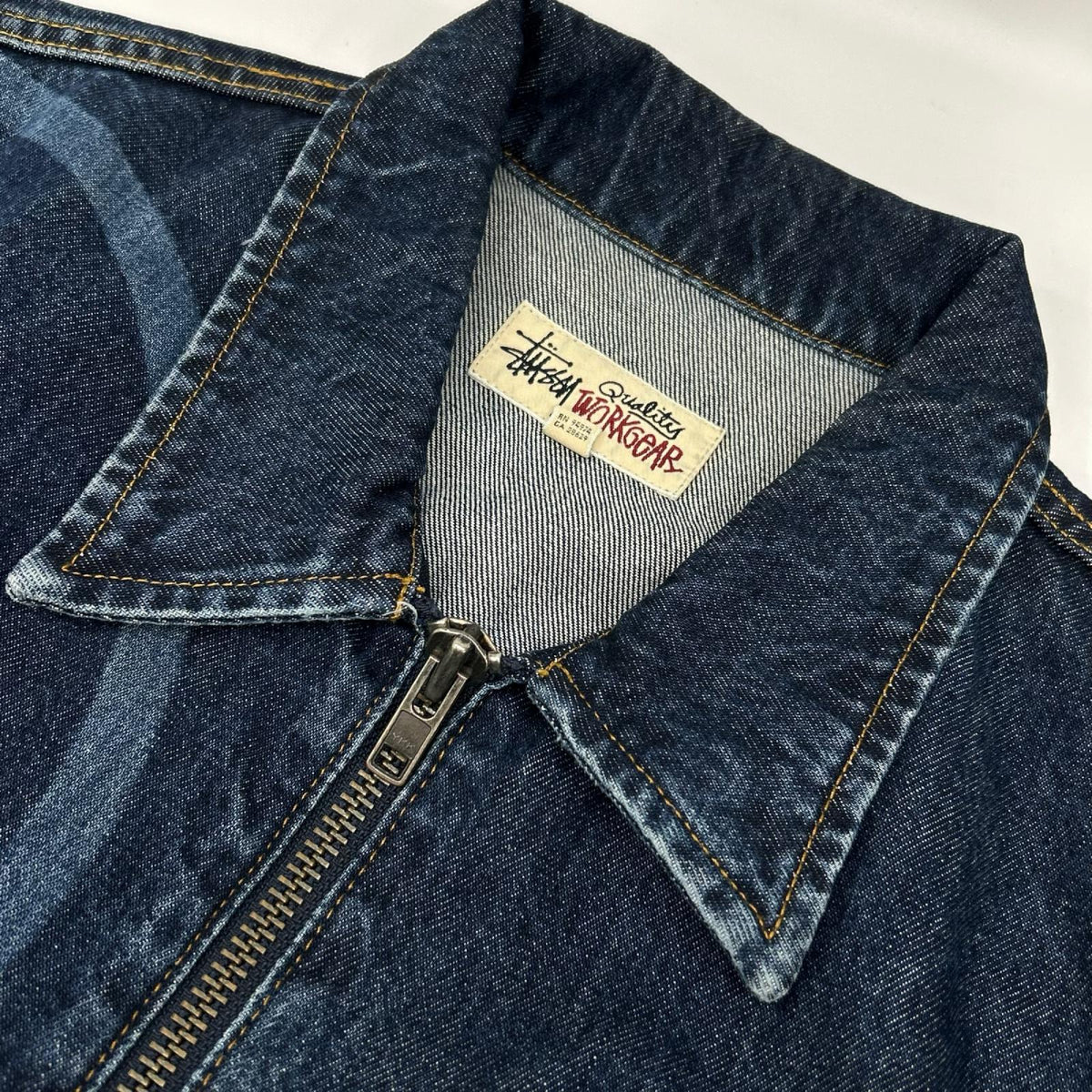 stussy ステューシー インディゴ SS-LINK ZIP WORK JACKET/SSリンク ジップワークデニムジャケット ジャケット