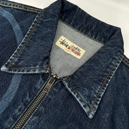 stussy ステューシー インディゴ SS-LINK ZIP WORK JACKET/SSリンク ジップワークデニムジャケット ジャケット