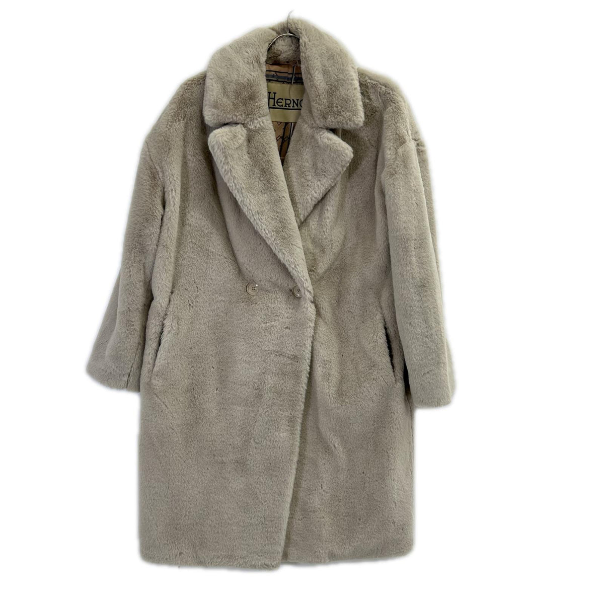HERNO ヘルノ CA000440 グレー エコファーコート コート