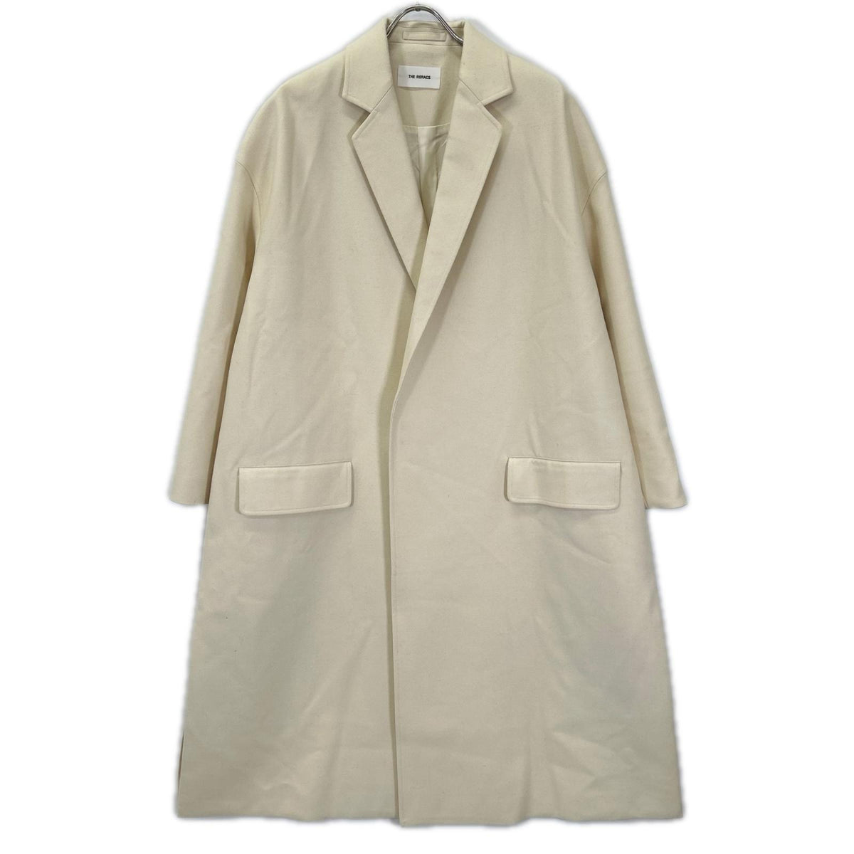 THE RERACS ザ・リラクス 23AW 23FWーRECTー377LーJ アイボリー ルーズチェスターコート コート