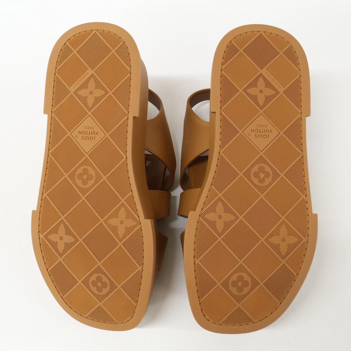LOUIS VUITTON ルイヴィトン 【新品同様】1ACYKM マヤ・ライン LVサークル プラットフォーム サンダル シューズ