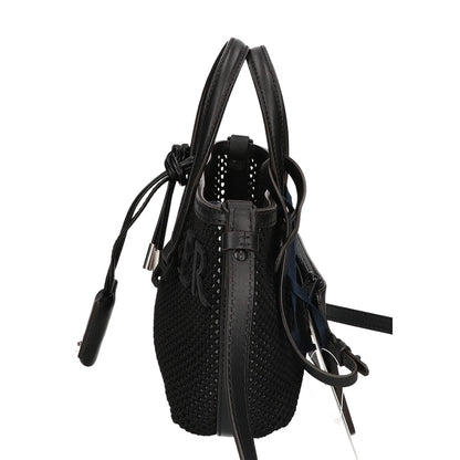 MONCLER モンクレール 新品同様 26SS VERY TOTE MICRO メッシュ x カーフレザー ロゴパッチ 2WAYショルダーバッグ トートバッグ