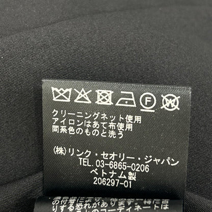 Theory セオリー 01-3304102 Admiral Crepe ブラック ダブルブレスト クロップドジャケット ジャケット
