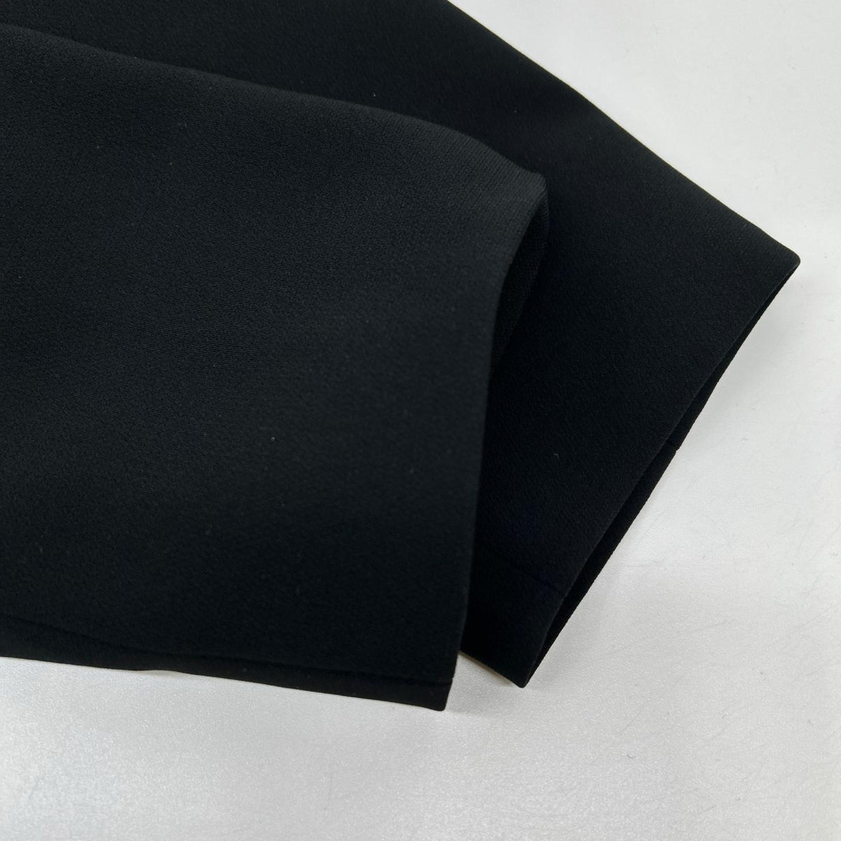 Theory セオリー 01-3304102 Admiral Crepe ブラック ダブルブレスト クロップドジャケット ジャケット