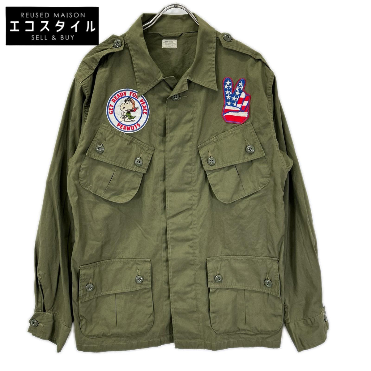 BUZZ RICKSON'S バズリクソンズ BR14798 カーキ COAT MAN'S COMBAT TROPICAL PATCH/ファティーグジャケット ジャケット