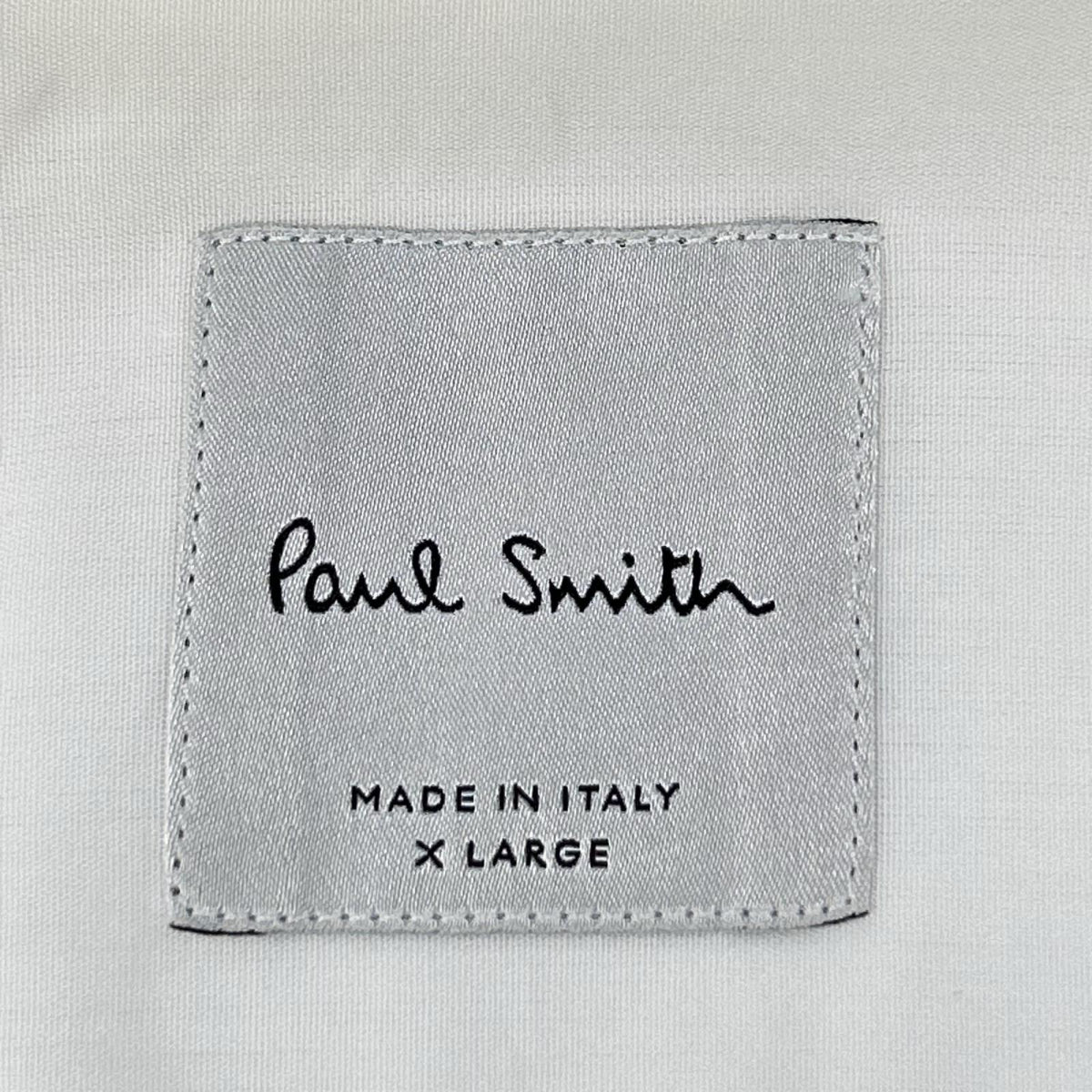 PaulSmith ポールスミス ホワイト ブルーローズプリント ロングスリーブシャツ トップス