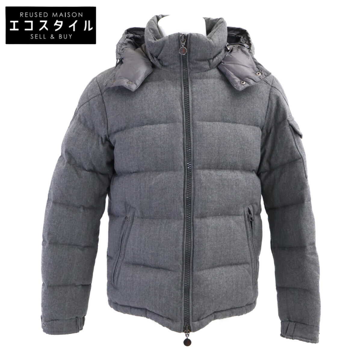 MONCLER モンクレール 220914033805 MONTGENEVRE モンジュネーブル ウール フード付ダウンジャケット ジャケット