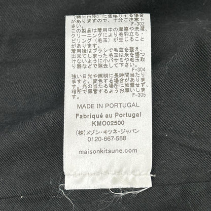 MAISON KITSUNE メゾンキツネ JM02158WM0020 ブラック ウールカシミヤ混 FULLY LINED TWO POCKET OVERSHIRT/シャツコート コート