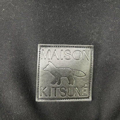 MAISON KITSUNE メゾンキツネ JM02158WM0020 ブラック ウールカシミヤ混 FULLY LINED TWO POCKET OVERSHIRT/シャツコート コート