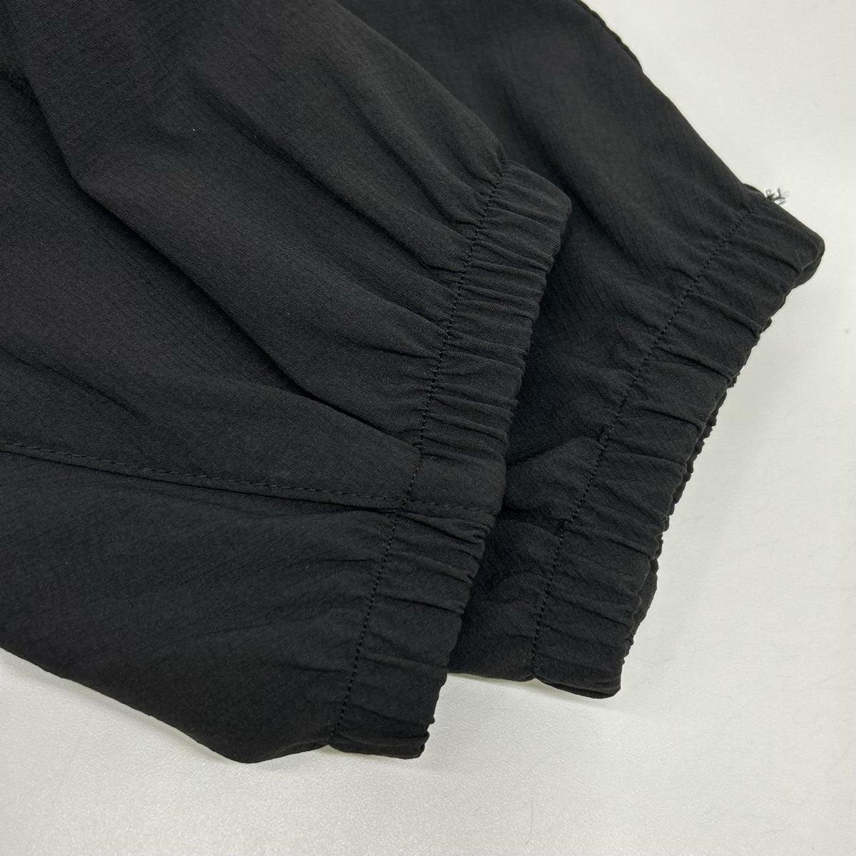 ジョウンド JJJJOUND ブラック リップストップナイロン 刺繍ロゴ ドローコード Trail Jacket/トレイルジャケット ジャケット