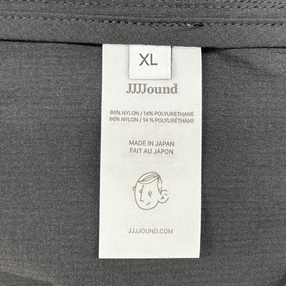 ジョウンド JJJJOUND ブラック リップストップナイロン 刺繍ロゴ ドローコード Trail Jacket/トレイルジャケット ジャケット