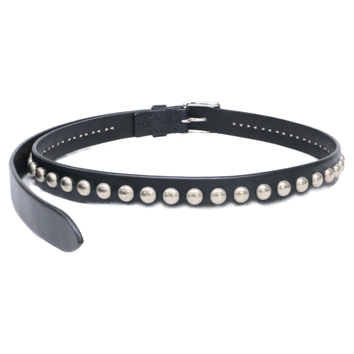 J&MDavidson ジェイアンドエムデヴィッドソン 【美品】BWSE-1DS-AN25 DOME RIVETS NARROW BELT ドームリベット ナロー 25mm ベルト