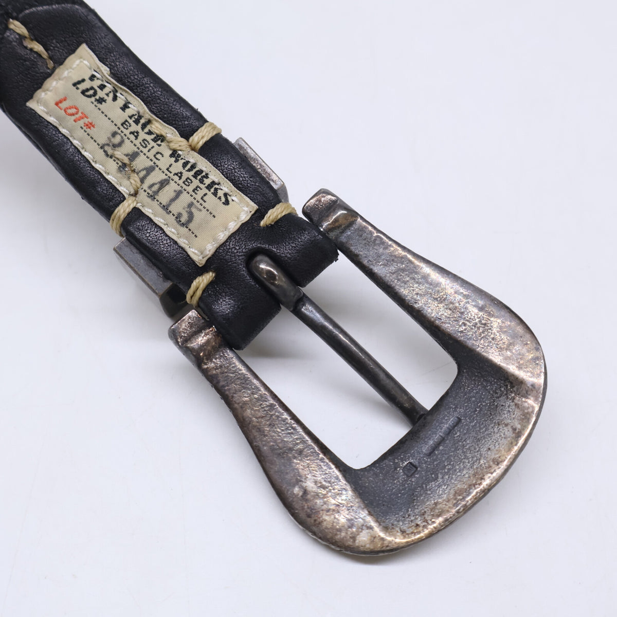 Vintage Works ヴィンテージワークス 【美品】DH5738CH-5 FLANNEL 黒芯 ベンズレザー ウエスタンバックル コンチョ ベルト
