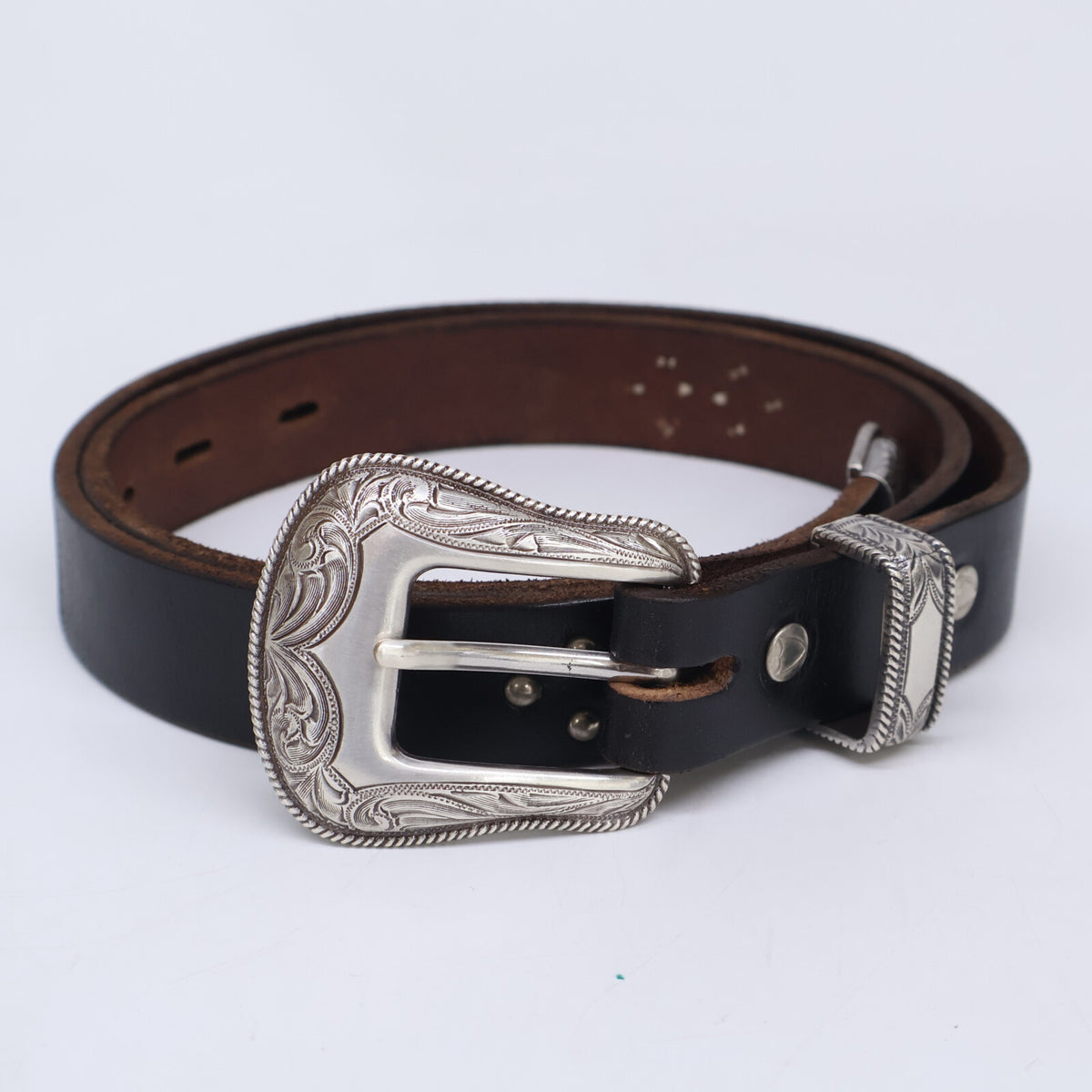 STANDARD CALIFORNIA スタンダードカリフォルニア HTC エイチティーシー別注 【美品】25AW SD Belt #Western B TQ ウエスタンバックル ベルト