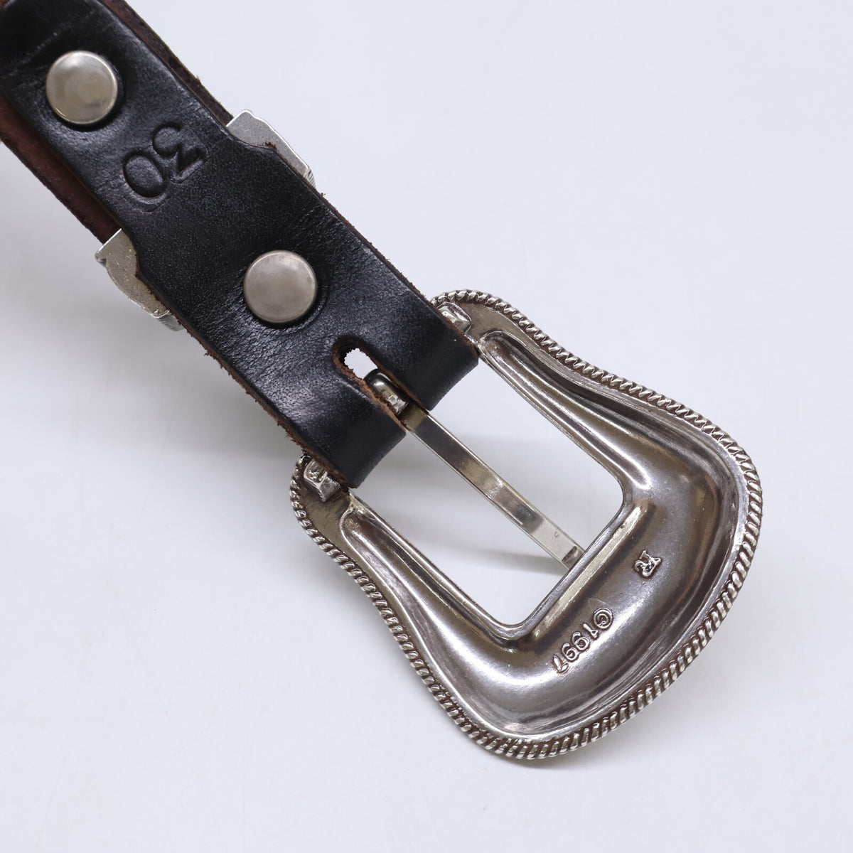 STANDARD CALIFORNIA スタンダードカリフォルニア HTC エイチティーシー別注 【美品】25AW SD Belt #Western B TQ ウエスタンバックル ベルト