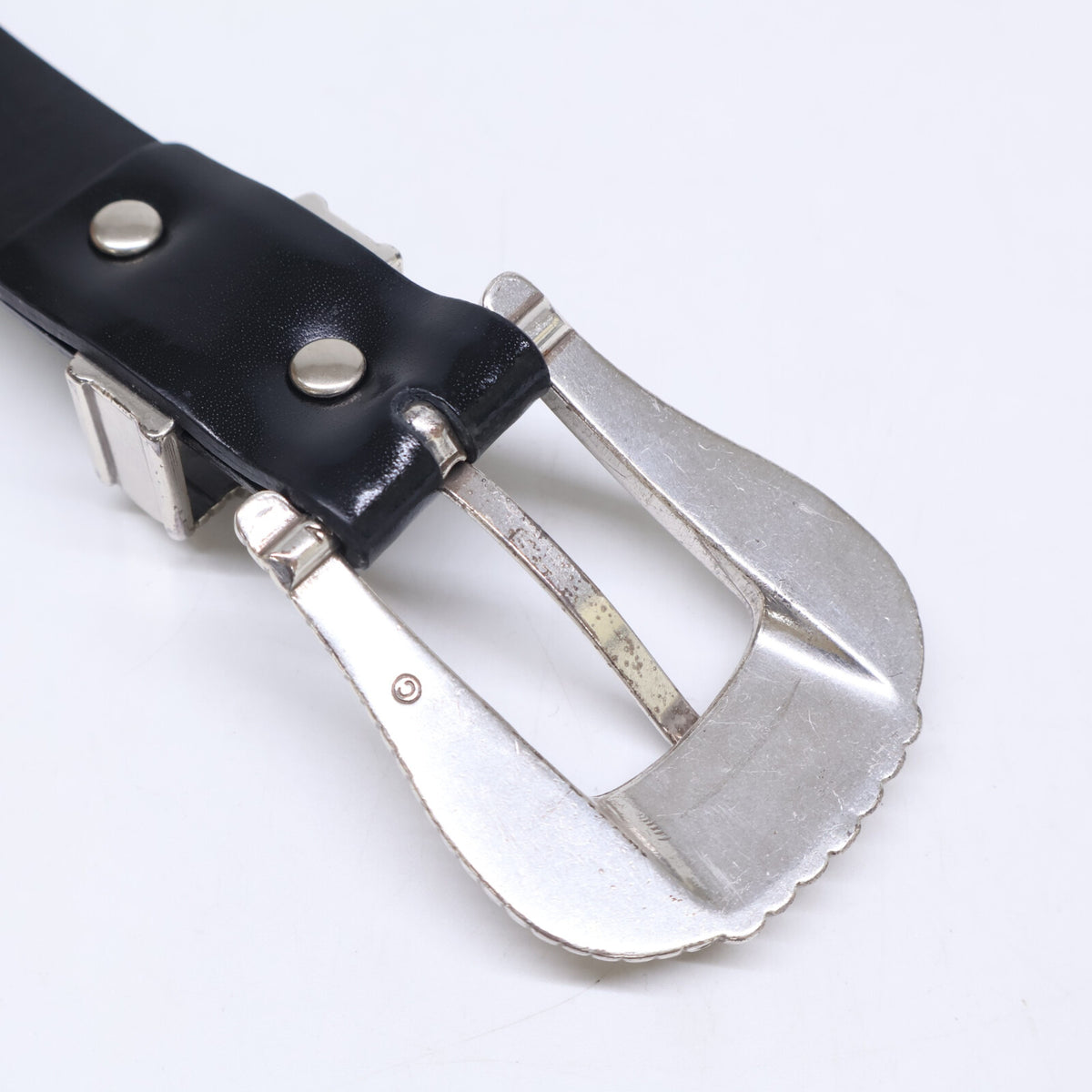 TOGA トーガ TOGA ARCHIVES トーガアーカイブス METAL BELT ウエスタン メタルバックル レザー ベルト