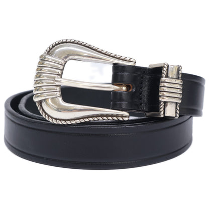 TORY LEATHER トリーレザー 【美品】3091 3-PIECE SILVER BUCKLE BELTS ウエスタン ベルト