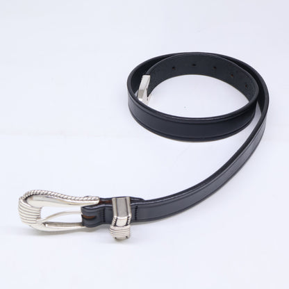 TORY LEATHER トリーレザー 【美品】3091 3-PIECE SILVER BUCKLE BELTS ウエスタン ベルト