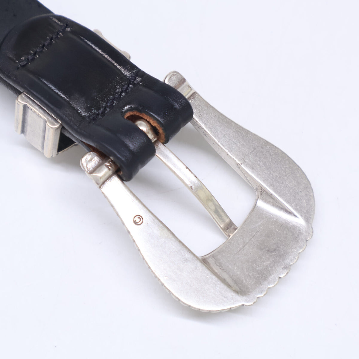 TORY LEATHER トリーレザー 【美品】3091 3-PIECE SILVER BUCKLE BELTS ウエスタン ベルト