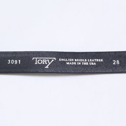 TORY LEATHER トリーレザー 【美品】3091 3-PIECE SILVER BUCKLE BELTS ウエスタン ベルト