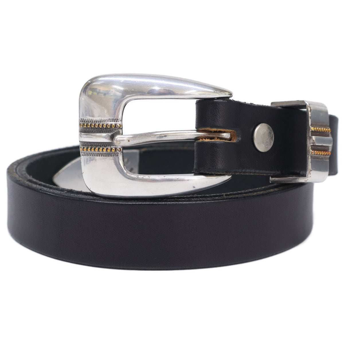MOONSHINE LEATHER ムーンシャインレザー 【美品】Austin Buckle Belt ウエスタン ベルト