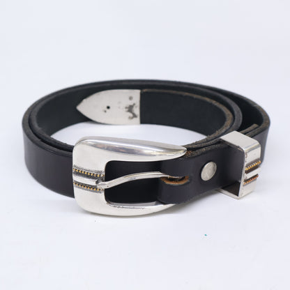 MOONSHINE LEATHER ムーンシャインレザー 【美品】Austin Buckle Belt ウエスタン ベルト