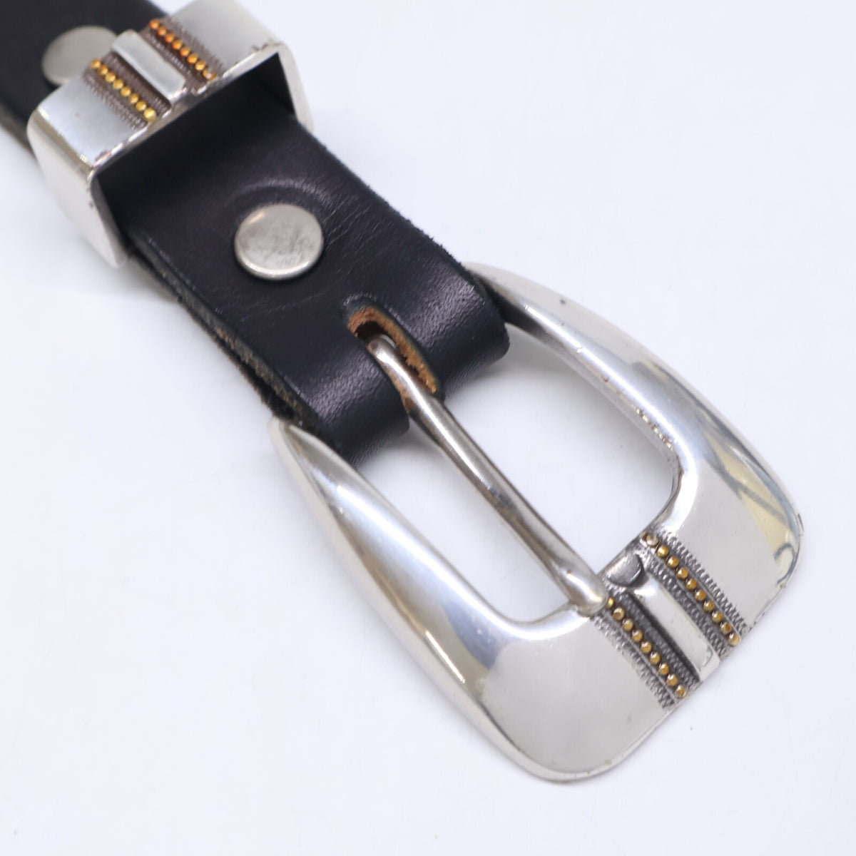 MOONSHINE LEATHER ムーンシャインレザー 【美品】Austin Buckle Belt ウエスタン ベルト