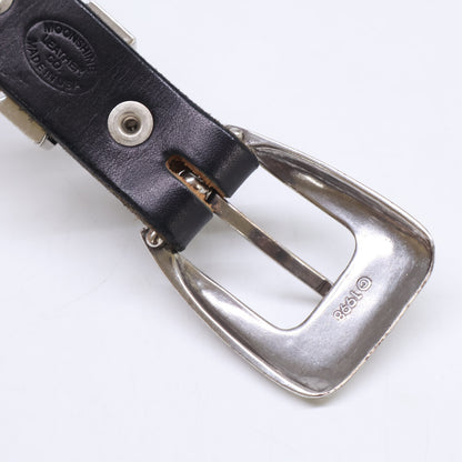 MOONSHINE LEATHER ムーンシャインレザー 【美品】Austin Buckle Belt ウエスタン ベルト