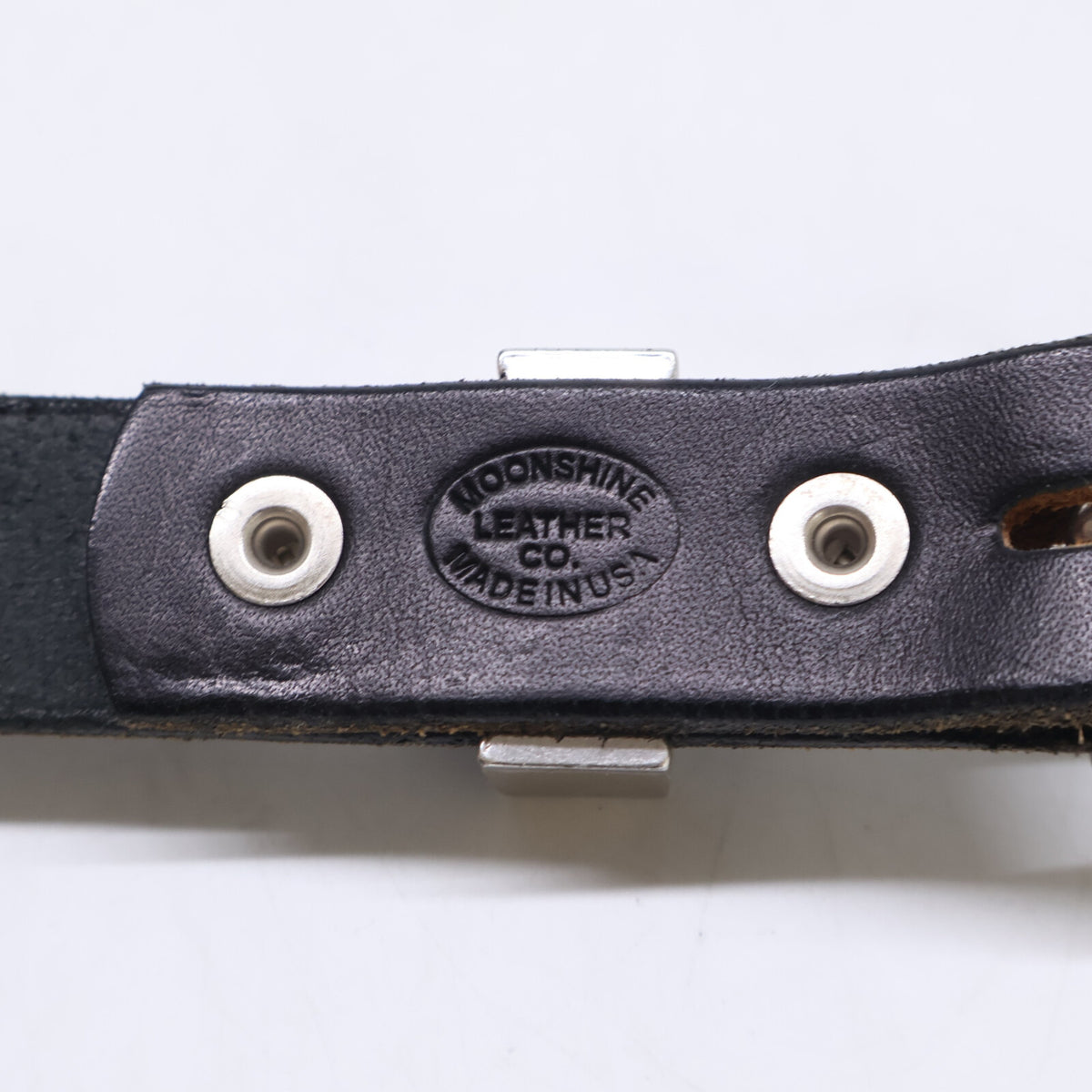 MOONSHINE LEATHER ムーンシャインレザー 【美品】Austin Buckle Belt ウエスタン ベルト