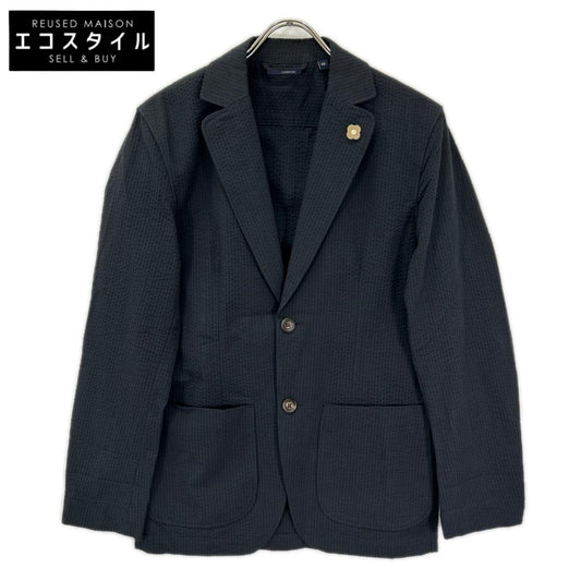 LARDINI ラルディーニ JK.1303 ブラック JVAMAJ コットン ブートニエール テーラードジャケット ジャケット