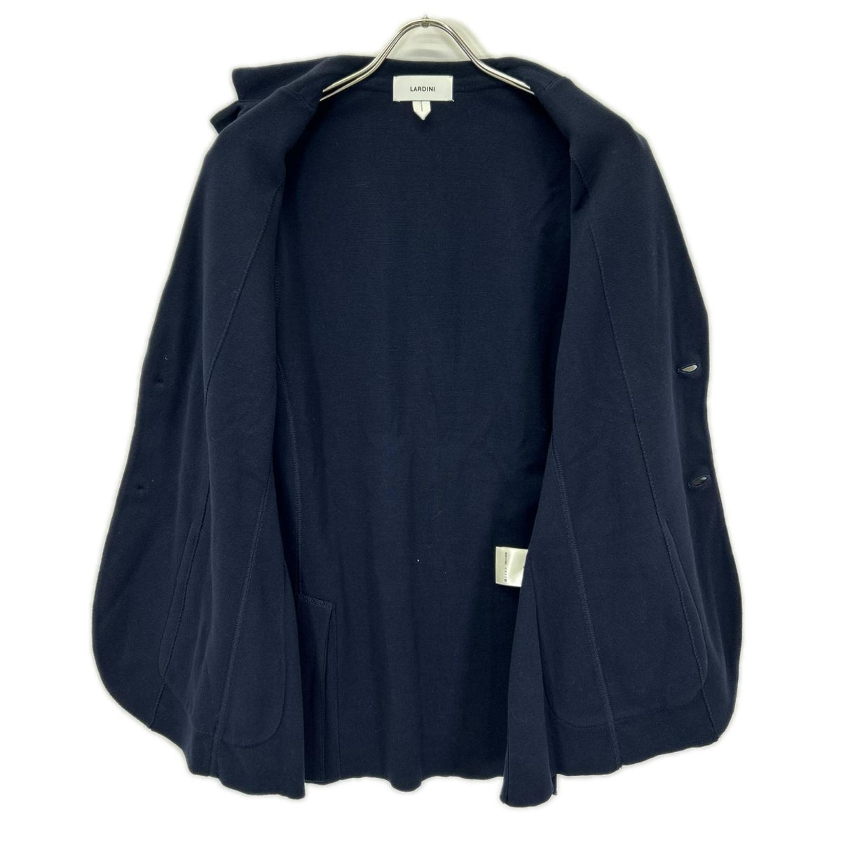 LARDINI ラルディーニ KN.1904 ネイビー JBLJM56 コットン ブートニエール ミラノリブニット 2Bジャケット ジャケット